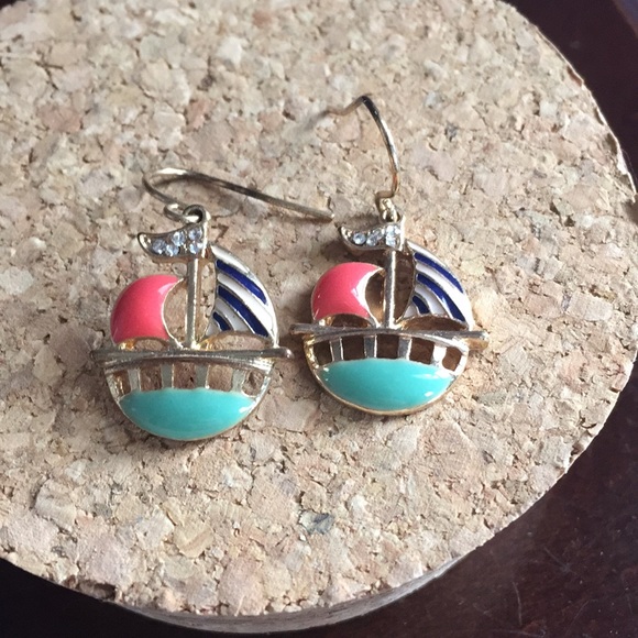 Francesca's Collections Jewelry - Sailboat earrings ⛵️